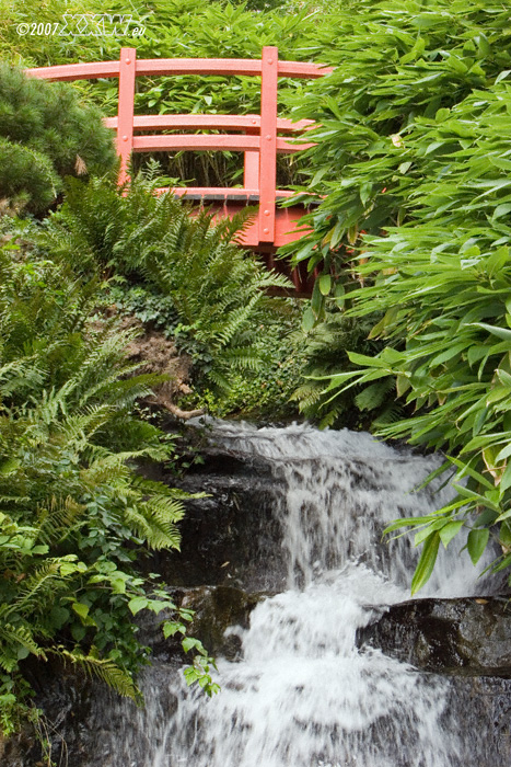 die brücke von unten