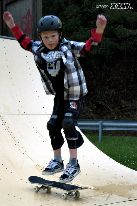 in der halfpipe