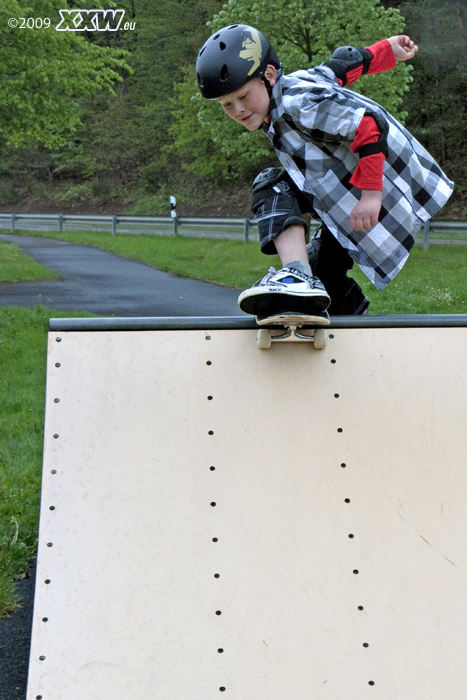 in der halfpipe
