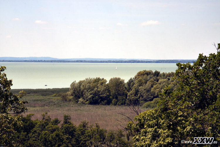 blicken auf den plattensee
