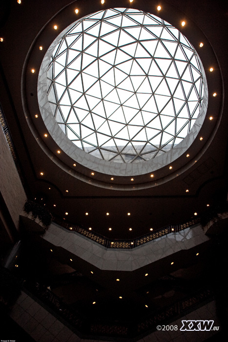 das dach des museums in shanhai