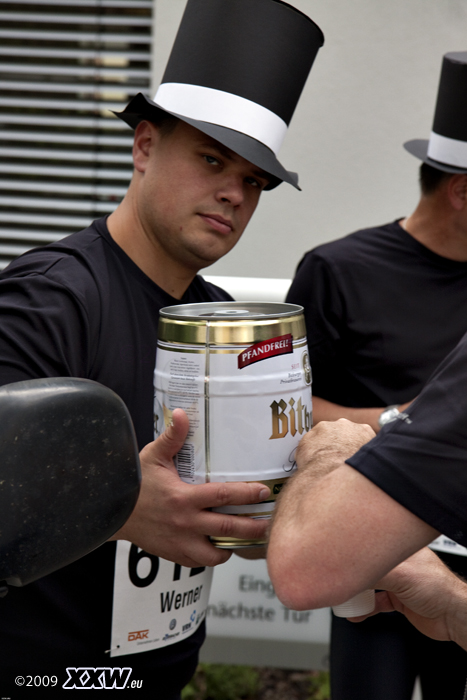 energiedrinks werden vor dem start verabreicht