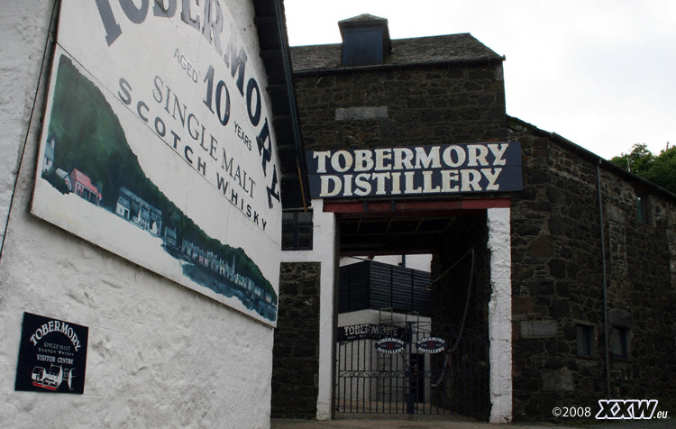 das visitorcenter der tobermory destillerie