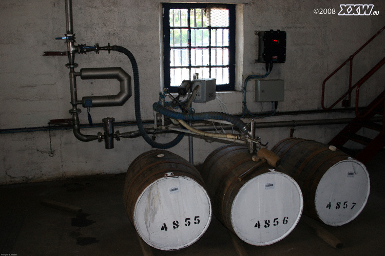 die abfüllung der fässer in glenn moray