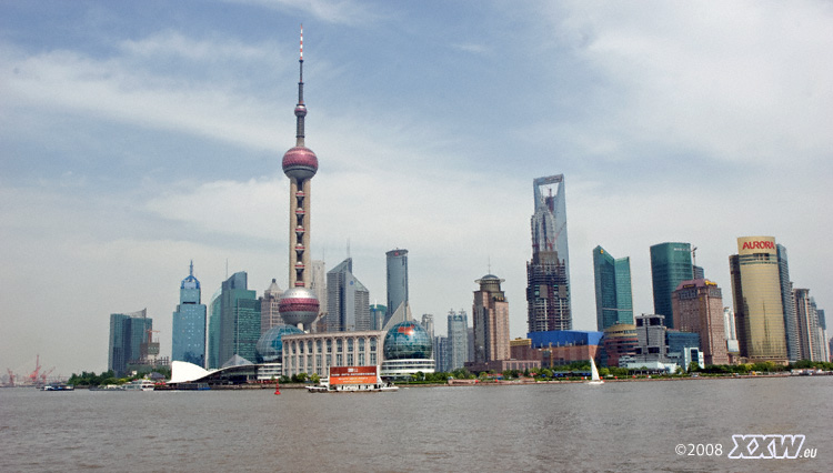 skyline von shanghai