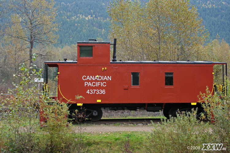 alter eisenbahnwagen, der canandian pacific