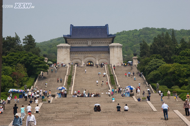 blick auf das mausoleum