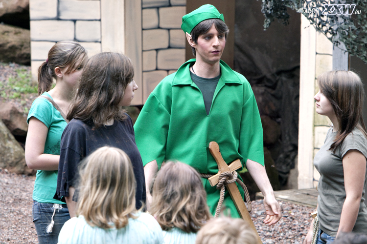 peter pan und die  kinder