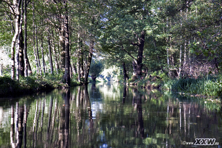 mit dem paddelboot unterwegs