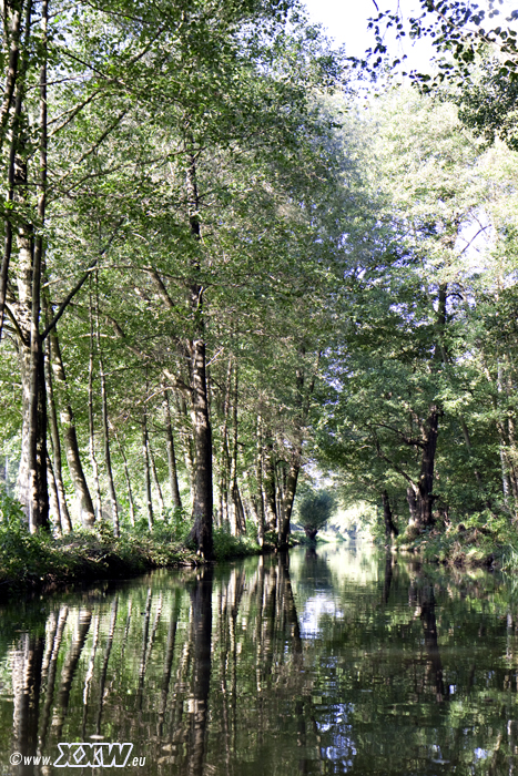 mit dem paddelboot unterwegs