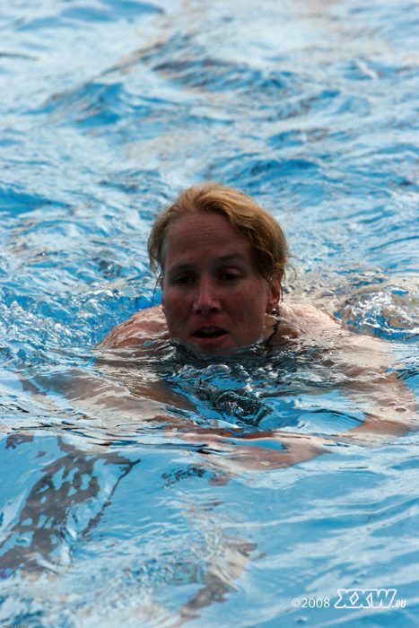eine schwimmerin