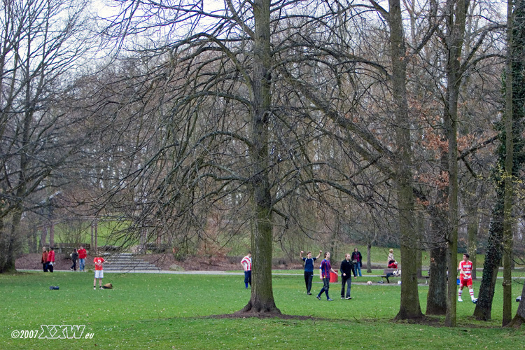 mächtig was los bei dem wetter im volkspark