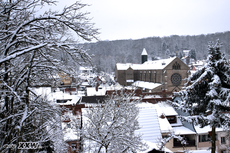 schnee auch in der stadt