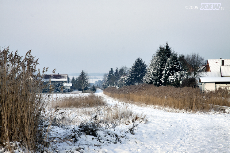 der radweg im ortteil sambach