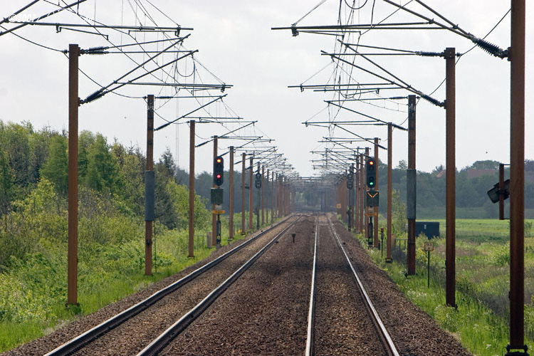 zugfahrt in dänemark